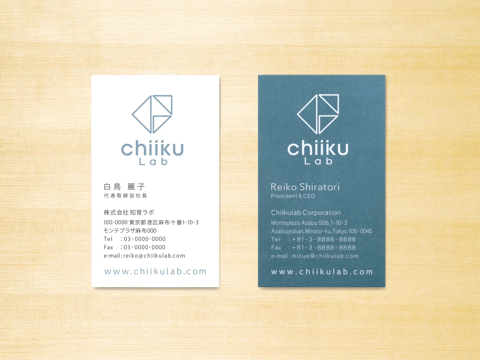 chiikulab名刺デザイン