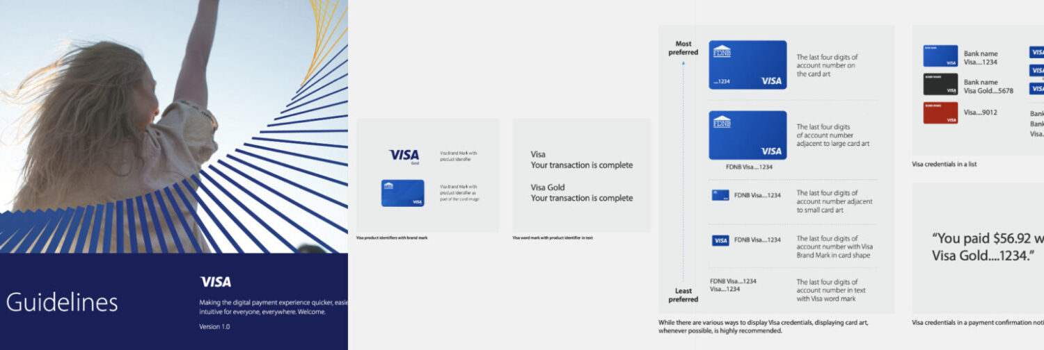 VISAのブランドガイドライン