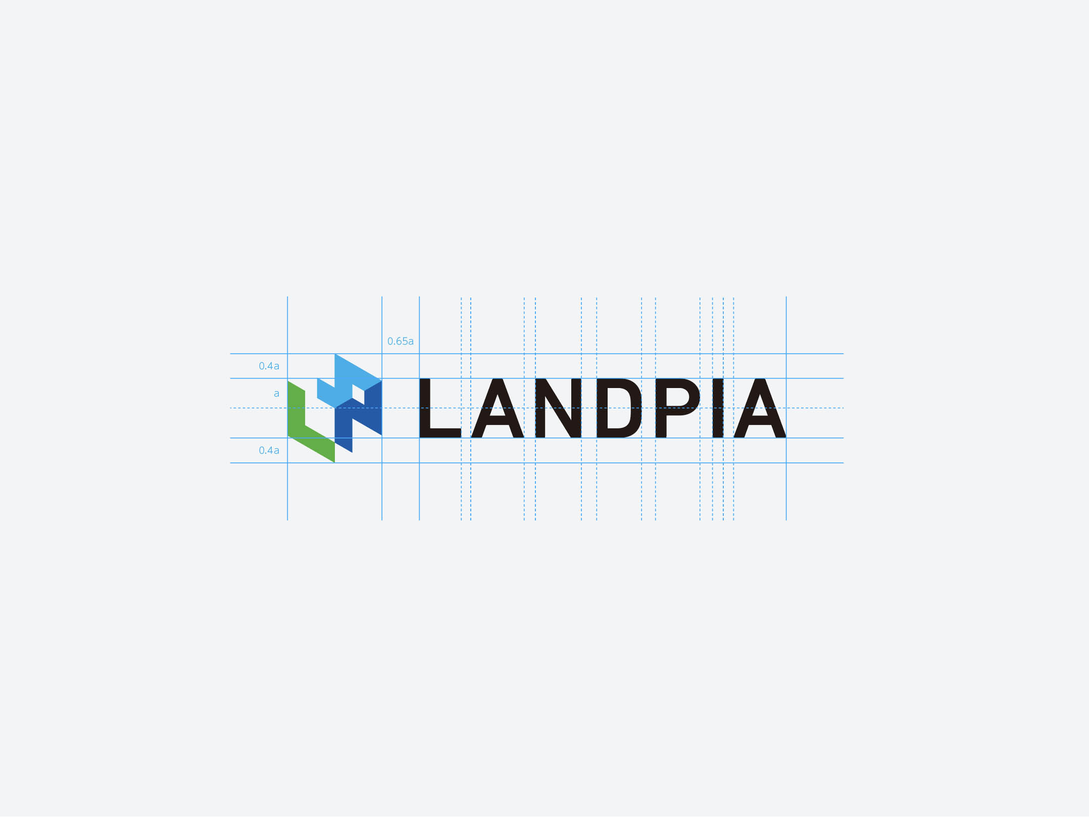 landpiaロゴデザイン