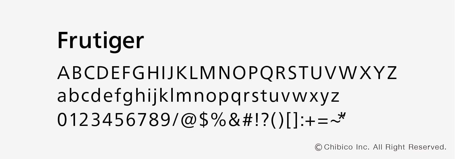 frutiger_font
