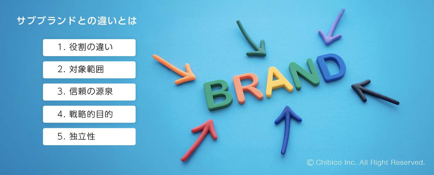 サブブランドとの違いとは