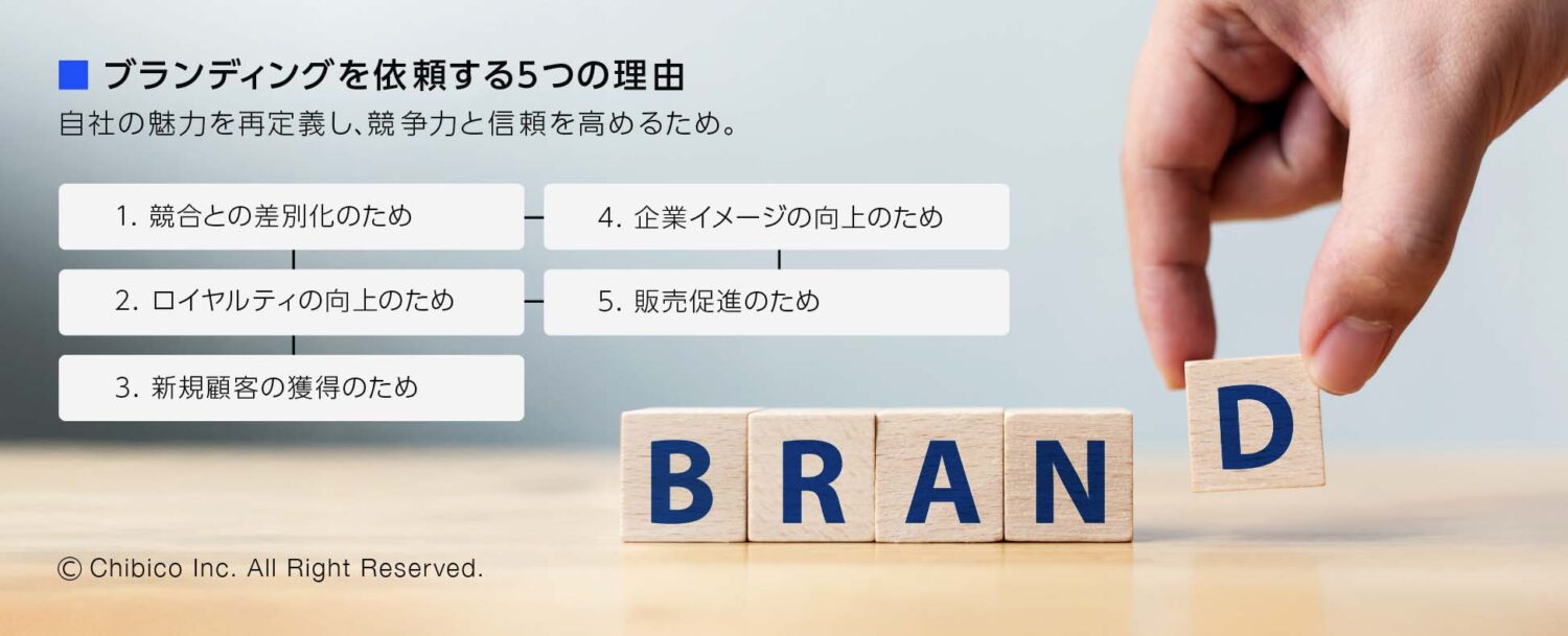 ブランディングを依頼する5つの理由