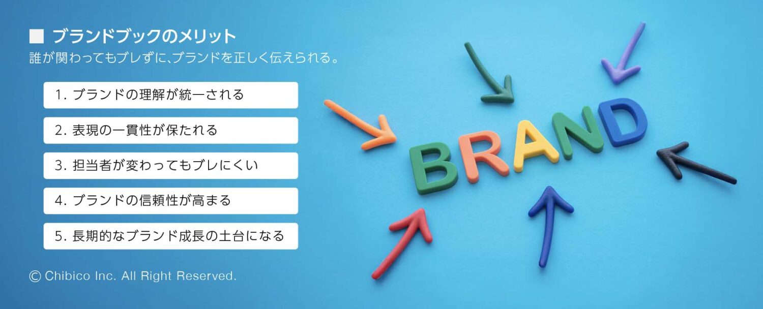 ブランドブックのメリット