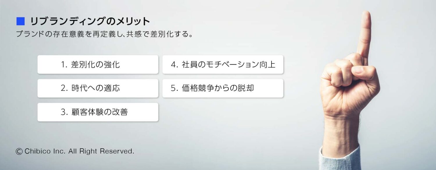 リブランディングのメリット