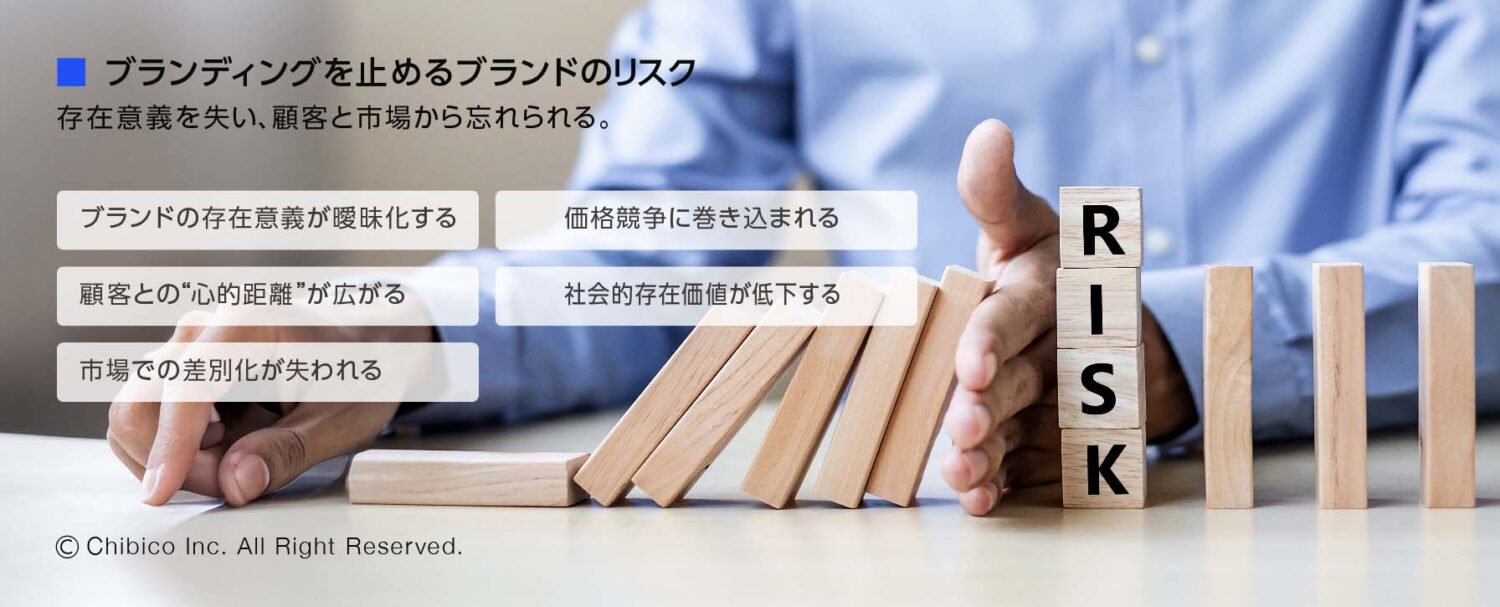 ブランディングを止めるブランドのリスク