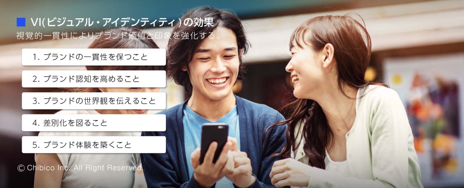 VI(ビジュアル・アイデンティティ)の効果