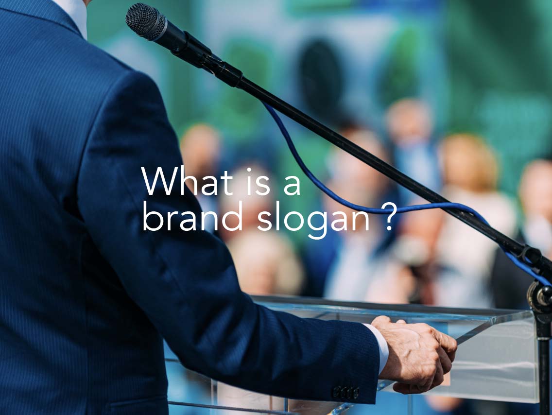 What is a brand slogan?