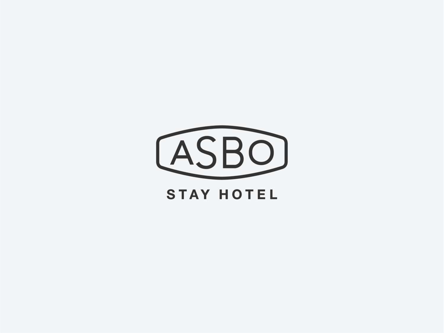 ASBO STAY HOTELブランドロゴデザイン