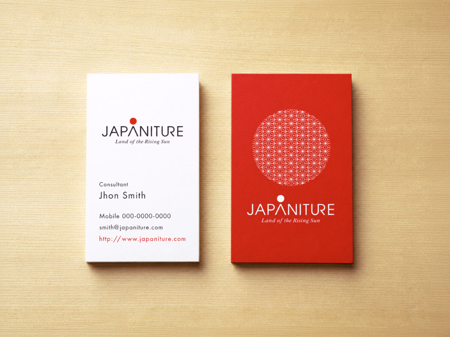 JAPANITURE名刺デザイン