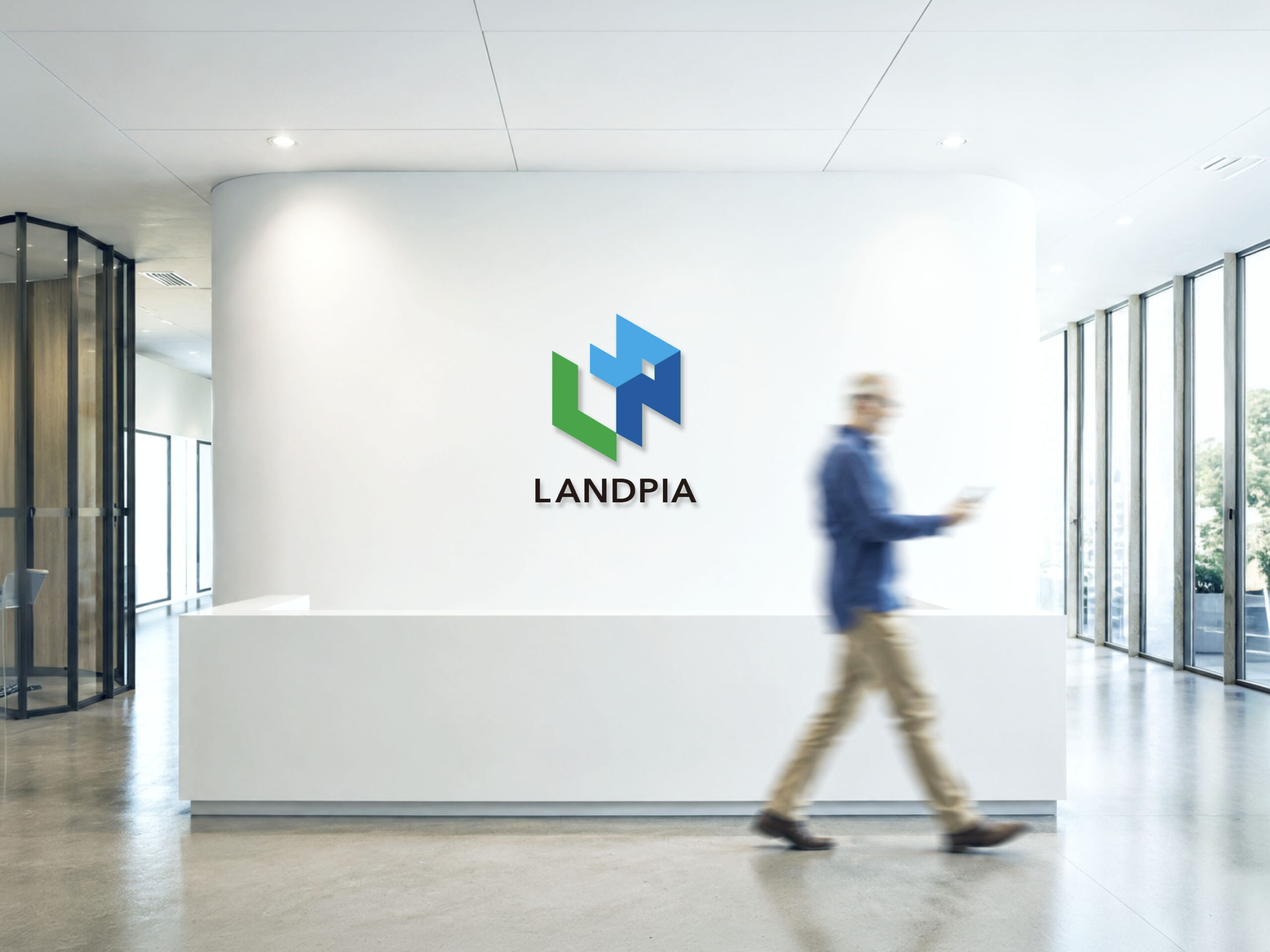 LANDPIAエントランスデザイン