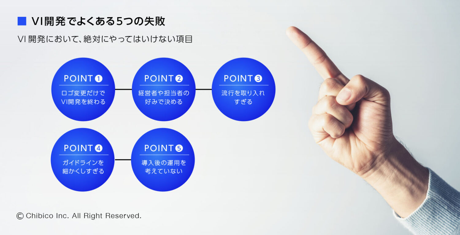 VI開発でよくある5つの失敗