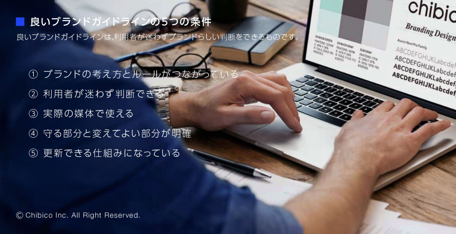 良いブランドガイドラインの5つの条件
