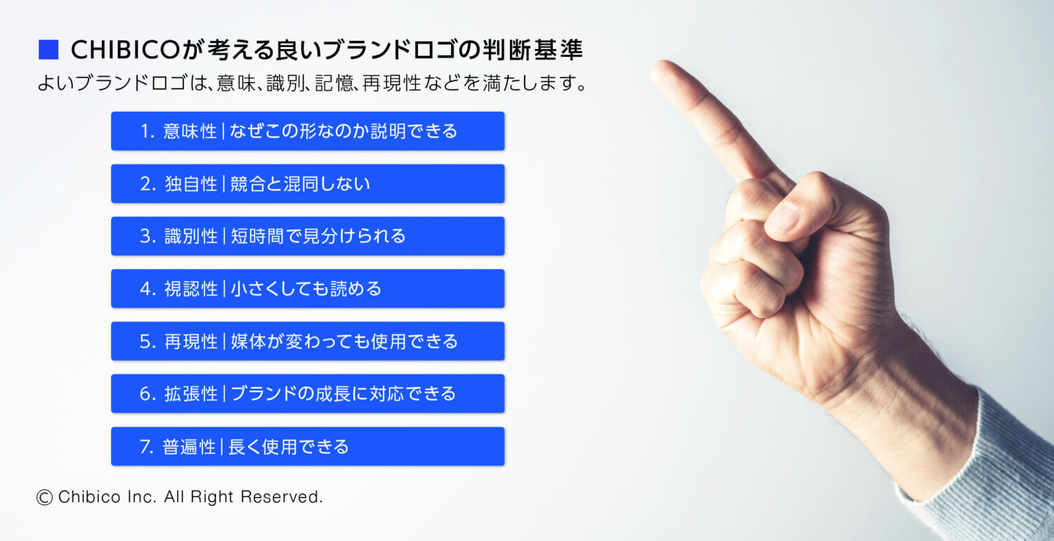 CHIBICOが考える良いブランドロゴの判断基準