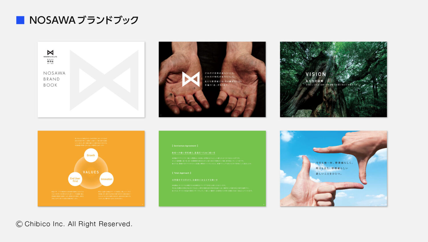 NOSAWAブランドブック