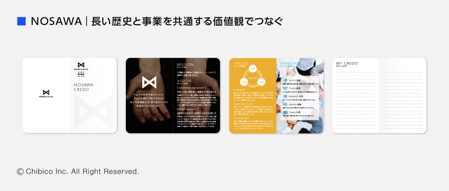 NOSAWAクレド