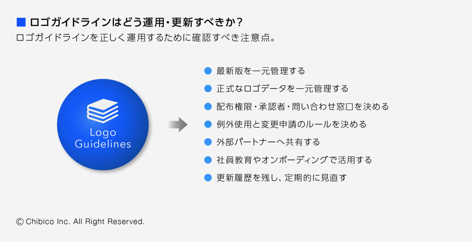 ロゴガイドラインはどう運用・更新すべきか?